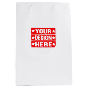 Ihr Design hier individuell Mittlere Geschenktüte