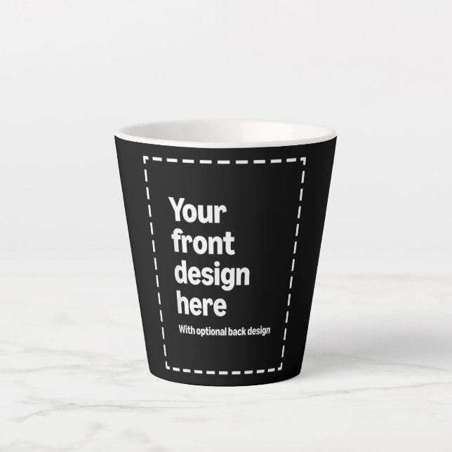 Ihr Design hier Milchtasse (Vorderseite)