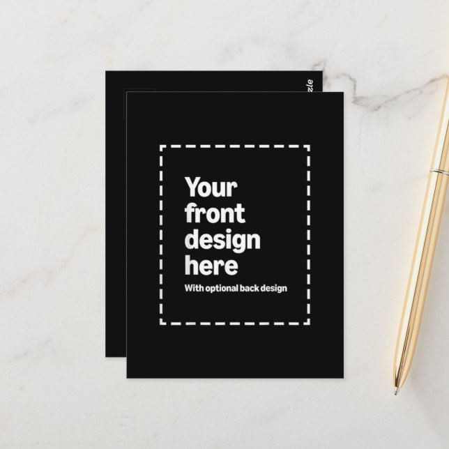 Ihr Design hier Postkarte (Vorderseite/Rückseite Beispiel)