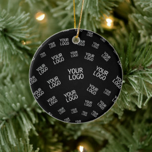 Ihr Design, Ihr Foto oder Ihr Firmenlogo zufällig  Keramik Ornament