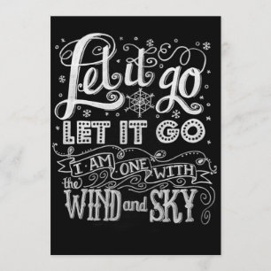 IHR Design! Lass's Go Artwork Frozen Einladung