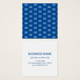 Ihr Design- oder Firmenlogo | Blaugeflechte Muster