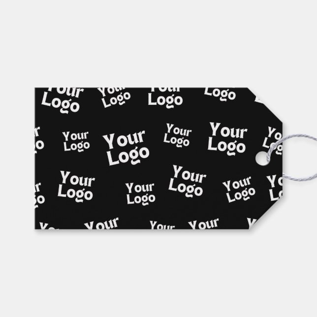 Ihr Design- oder Firmenlogo | Random Platzierung Geschenkanhänger (Vorderseite (Horizontal))