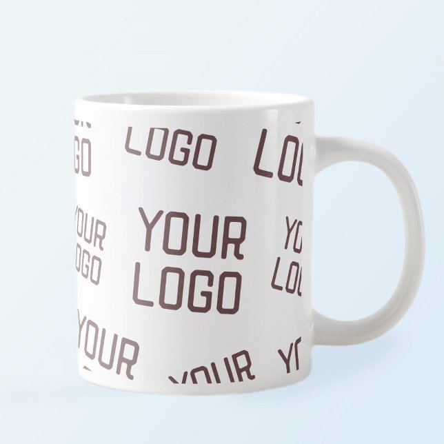 Ihr Design- oder Firmenlogo | Random Platzierung Jumbo-Tasse (Von Creator hochgeladen)