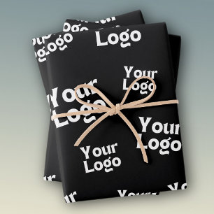 Ihr Design oder Firmenlogo   Zufällige Platzierung Geschenkpapier Set
