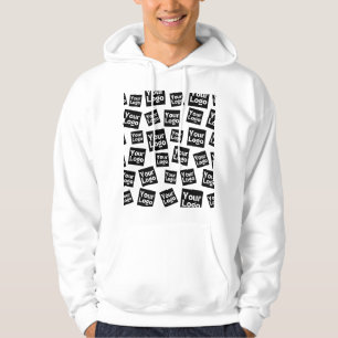 Ihr Design oder Firmenlogo Zufällige Platzierung Hoodie