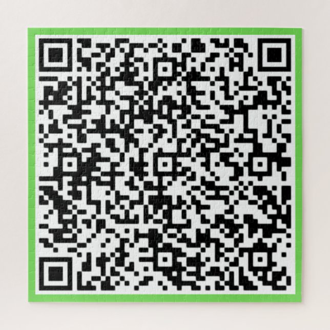 Ihr Design QR Code Puzzle Überraschungsnachricht G (Vertikal)