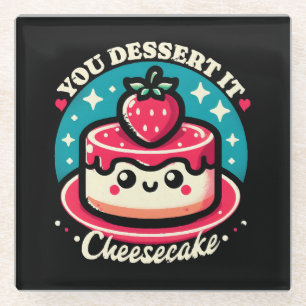 Ihr Dessert - Cheesecake Kawaii Glasuntersetzer