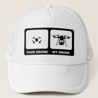 IHR DROHNE/MEIN DROHNE Weiß Truckerkappe