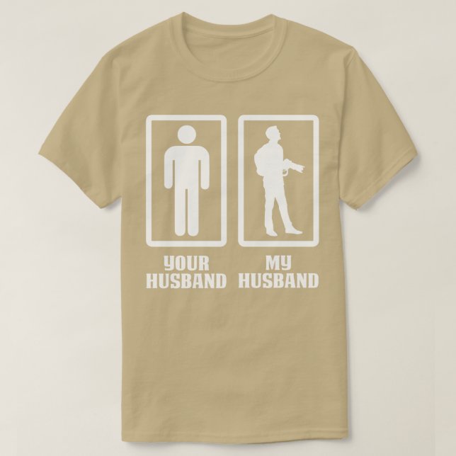 Ihr Ehemann, mein Fotograf Husband Proud Fotograf T-Shirt (Design vorne)