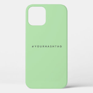 Ihr eigener Hashtag   Moderne Trending Mint Green Case-Mate iPhone Hülle