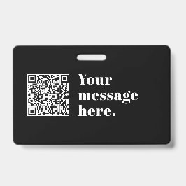 Ihr eigener hochgeladener QR-Code und bearbeitbare Ausweis