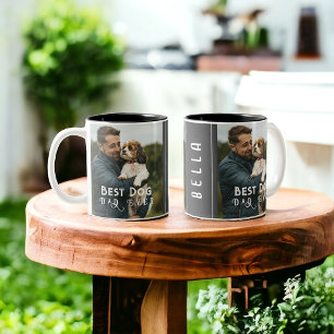 Ihr eigenes benutzerdefiniertes Foto Beste Dog Vat Zweifarbige Tasse