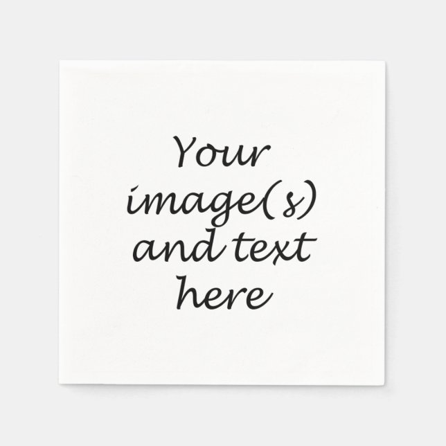 Ihr eigenes Design - Servietten (Vorderseite)