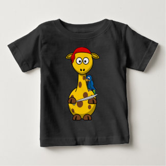 Ihr eigenes Giraffenpiraterie-Shirt Baby T-shirt