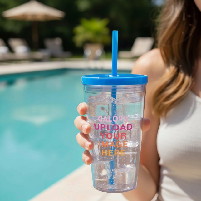 Ihr eigenes Image Foto Logo Acryltrinkbecher (Von Creator hochgeladen)