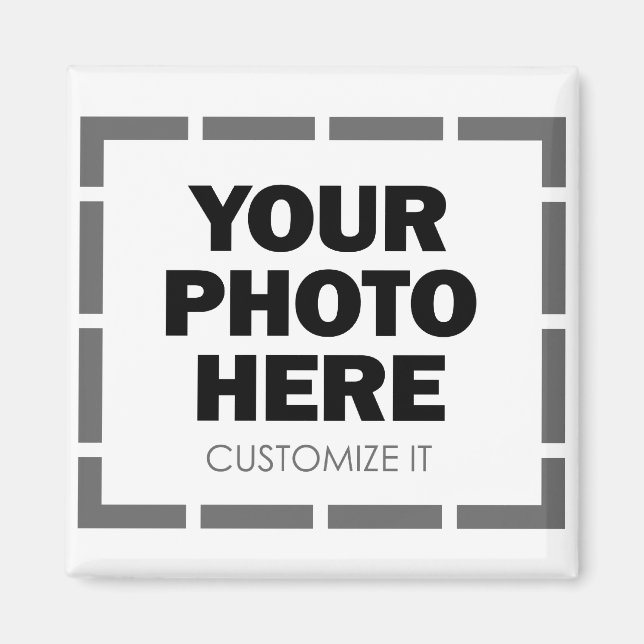 Ihr eigenes individuelles Foto / Bild Magnet (Vorne)