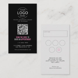 Ihr eigenes Logo Beauty Salon QR Code Loyalty & Visitenkarte