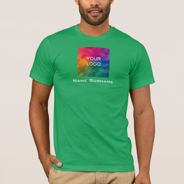 Ihr eigenes Logo hier Geschäftsmitarbeiter Männer T-Shirt (Vorderseite)