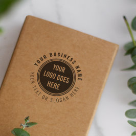 Ihr eigenes Round-Business-Logo mit benutzerdefini Permastempel