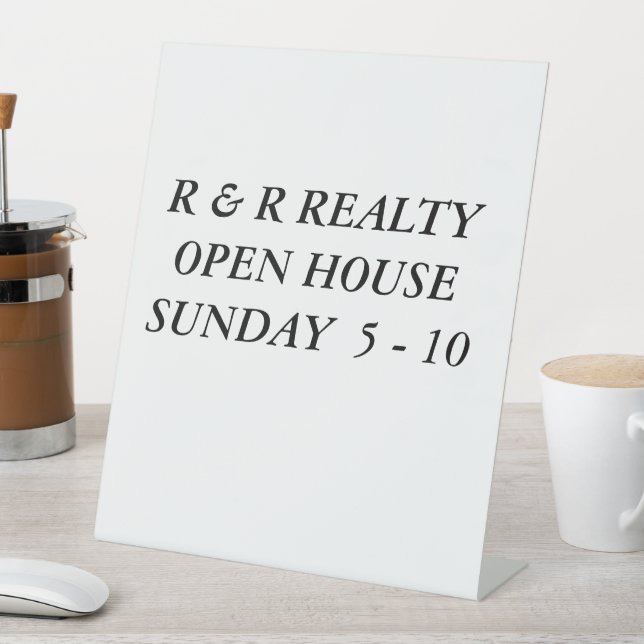 Ihr eigenes Zeichen Sockelschild (In Situ)