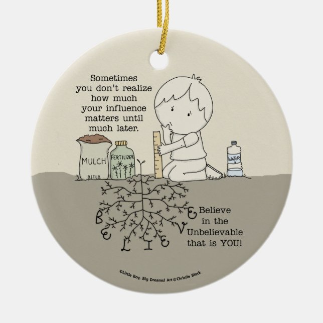 Ihr Einfluss ist wichtig Keramik Ornament (Vorne)