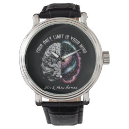 Ihr einziger Grenzwert ist Ihr Geist: Motivierend  Armbanduhr