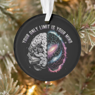 Ihr einziger Grenzwert ist Ihr Geist: Motivierend  Ornament