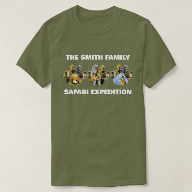 Ihr Familiensicherari Wildlife Pawprint Trio T-Shirt (Design vorne)