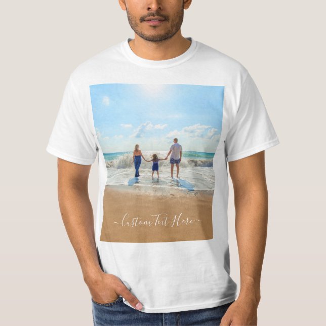 Ihr Favorit-Foto-T - Shirt mit benutzerdefiniertem (Vorderseite)