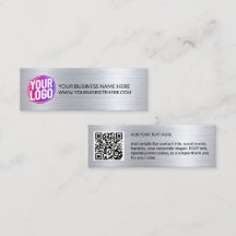 Ihr Firmen-Logo & QR-Code & Text des Unternehmens-