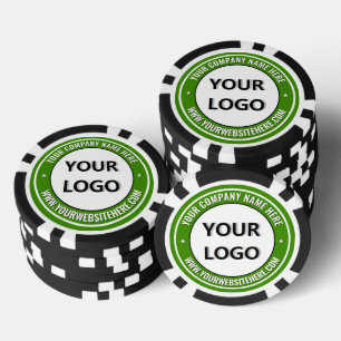 Ihr Firmenlogo Benutzerdefinierter Text Bedruckte Pokerchips