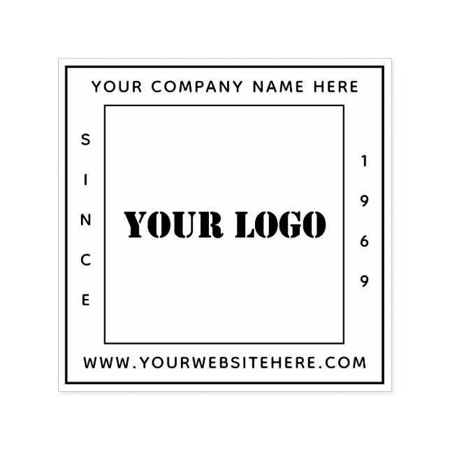 Ihr Firmenlogo Beruflicher Platz Permastempel (Design)