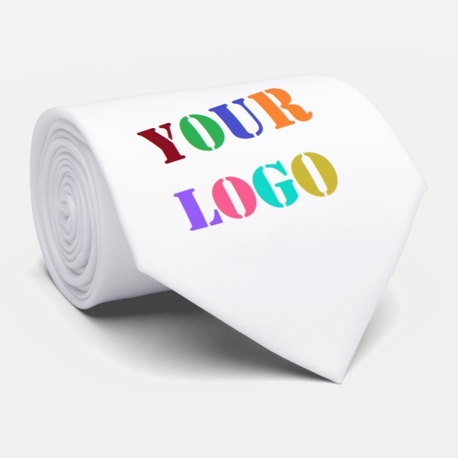 Ihr Firmenlogo Branded Krawatte Vorlage (Gerollt)