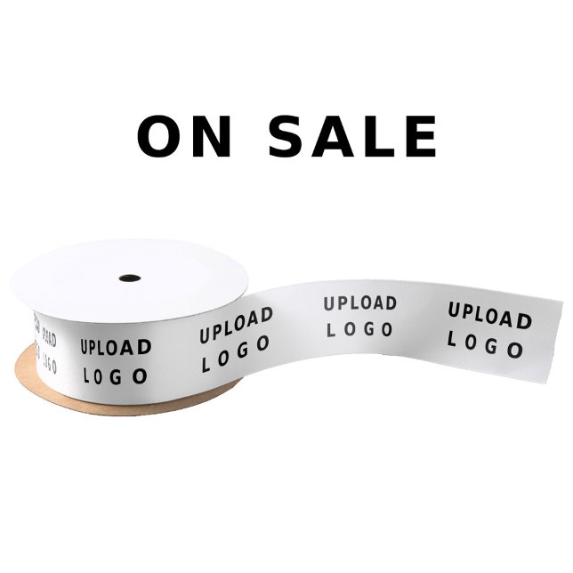 Ihr Firmenlogo Einfache Minimalistische Geschenkve Satinband (Von Creator hochgeladen)