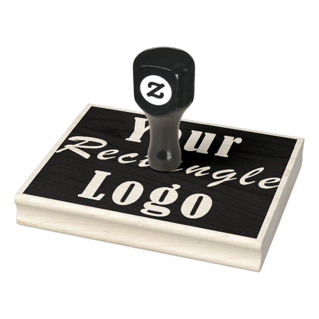 Ihr Firmenlogo für große Briefmarke Gummistempel (Stempel)