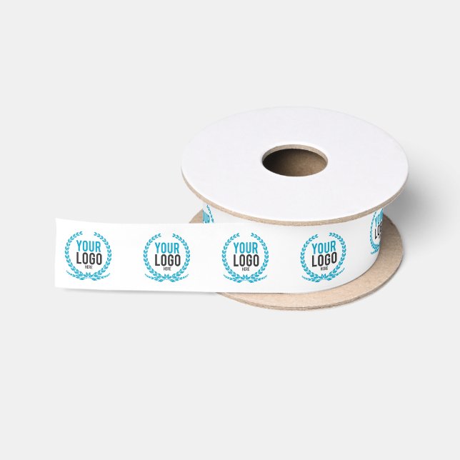 Ihr Firmenlogo in Gemusterter Farbe 14/36 Satinband (Spule)