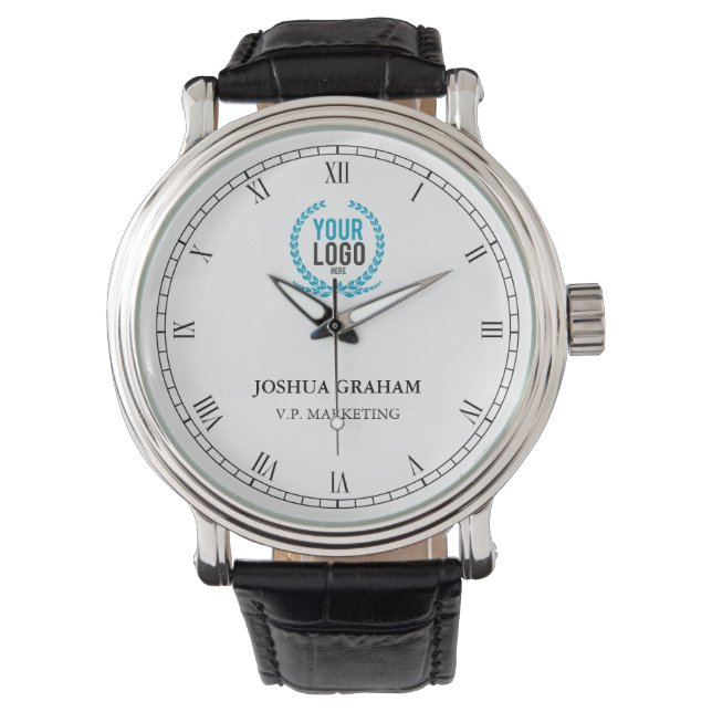 Ihr Firmenlogo | Jobbezeichnung Armbanduhr (Vorderseite)