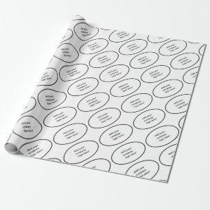 Ihr Firmenlogo-Markenname kundenspezifischer Druck Geschenkpapier