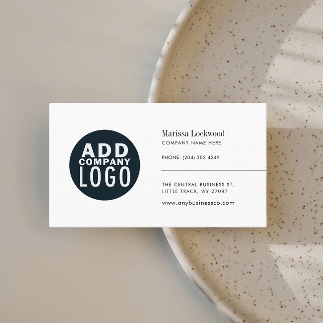 Ihr Firmenlogo Minimalistisch Visitenkarte (Modern Simple Logo Business Card)