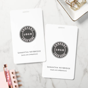 Ihr Firmenlogo Mitarbeiter Personal ID Ausweis