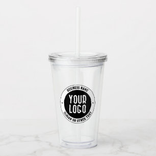 Ihr Firmenlogo oder Design Fett bearbeitbarer Te Acryltrinkbecher