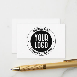 Ihr Firmenlogo oder Design Fett bearbeitbarer Te Begleitkarte