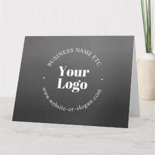 Ihr Firmenlogo oder Ihr Design und Ihr bearbeitete Karte