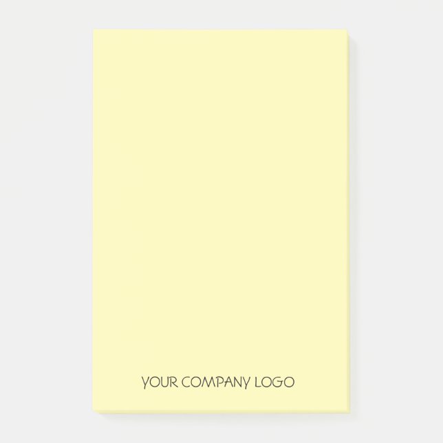 Ihr Firmenlogo, personalisiert Post-it Klebezettel (Vorderseite)
