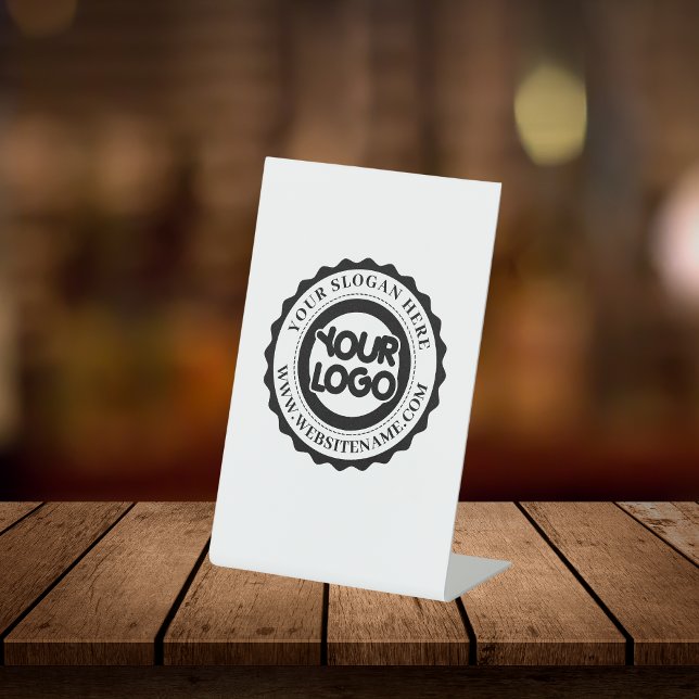 Ihr Firmenlogo Sockelschild (Von Creator hochgeladen)