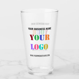 Ihr Firmenlogo Text Gebrandete Bierglas Vorlage Glas