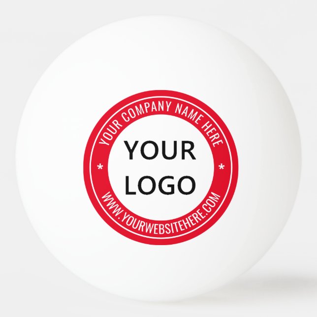 Ihr Firmenlogo und der Pong-Ball mit benutzerdefin Tischtennisball (Vorderseite)