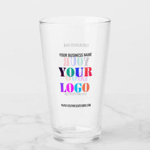 Ihr Firmenlogo und Ihr benutzerdefiniertes Geschäf Glas