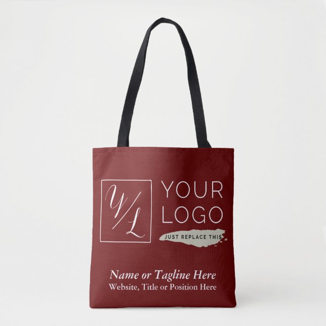 Ihr Firmenlogo und individuelle Angaben Tasche (Vorderseite)